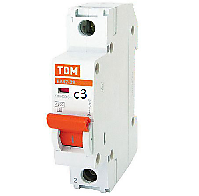 Автоматический выключатель ТДМ  ВА-47-29 1п 3а 4,5Ка С